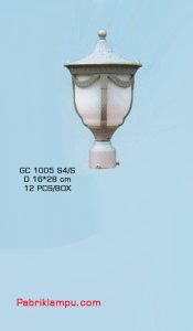 Lampu Pilar Murah untuk halaman rumah GC 1005 S4/S