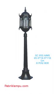Lampu Hias Taman Model KerajaanGC 200 A/MS