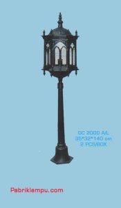 Jual lampu Hias Taman Model Tunggal GC 2000 A/L