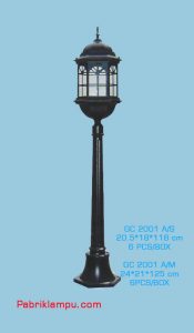 Lampu Hias Taman Model Tunggal GC 2001 A/S