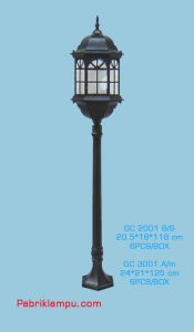 Lampu Hias Taman Model Tunggal GC 2001 B/S