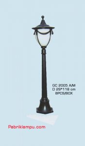 Lampu taman hias murah model tunggal GC 2005 A/M