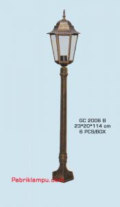 Jual lampu hias taman model tunggal GC 2006 B
