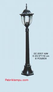 Lampu HIas Taman Model Tunggal GC 2007 A/M