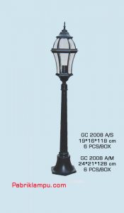 Lampu hias taman model tunggal GC 2008 A/S