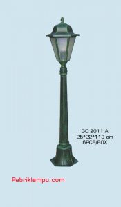 Lampu hias taman model tunggal GC 2011 A