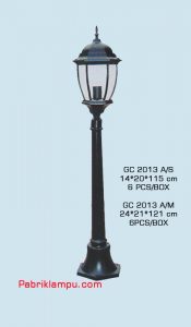 Lampu hias taman model tunggal GC 2013 A/S
