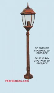 Lampu Hias Taman Murah model tunggal GC 2013 B/S