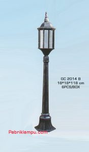 Jual lampu taman hias model tunggal GC 2014 A