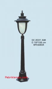 Lampu taman hias model tunggal GC 2031 A/M