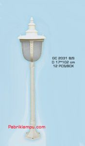 Jual lampu hias taman model tunggal GC 2031 B/S