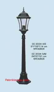 Lampu taman hias murah model tunggal GC 2034 A/S