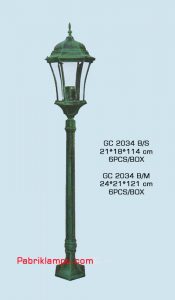 Lampu hias taman model tunggal GC 2034 B/S