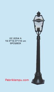 Jual lampu hias taman model tunggal murah GC 2054 A
