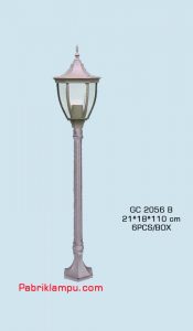 Lampu taman hias model tunggal GC 2056 B