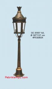 Jual lampu taman hias model tunggal GC 2067 A/L