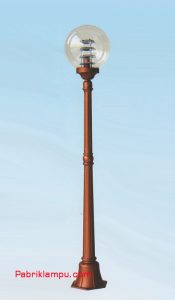 Lampu Hias Taman Model Tunggal Bening GC 238 A 25cm CL + Ref 2