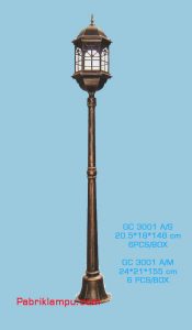 Jual lampu taman hias termurah GC 3001 A/S