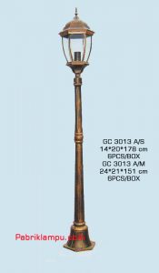 Lampu hias taman model tunggal GC 3013 A/S