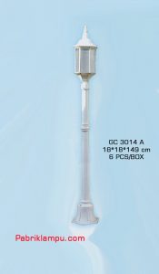 Lampu hias taman model tunggal GC 3014 A