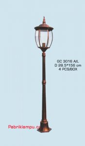 Lampu hias taman model tunggal GC 3016 A/L