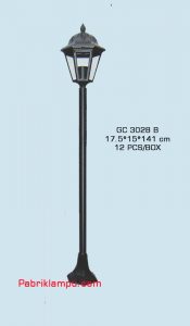 Lampu Hias Taman Model Tunggal GC 3028 B