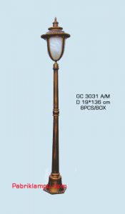 Lampu taman hias model tunggal GC 3031 A/M