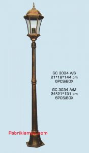 Lampu taman hias model tunggal GC 3034 A/S