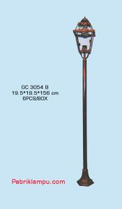 Lampu taman hias model tunggal GC 3054 B