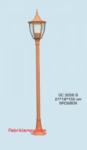 Jual lampu hias taman model tunggal GC 3056 B