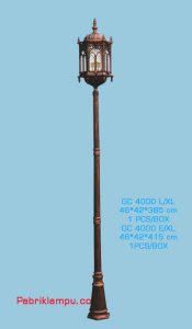 Jual lampu taman hias model tunggal GC 4000 L/XL