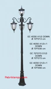 Lampu Hias Taman Model Tangan GC 4056 A1/3 DOWN