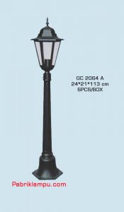 Jual lampu hias taman model tunggal GC 2064 A