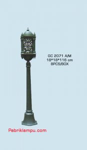 Jual lampu hias taman model tunggal GC 2071 A/M