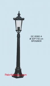 Jual lampu hias taman model tunggal murah GC 2060 A