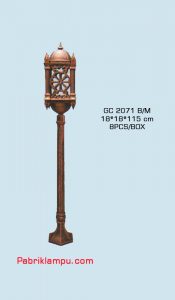 Jual lampu hias taman murah gaya tunggal GC 2071 B/M