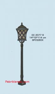 Jual lampu taman hias model tunggal harga murah GC 2077 B