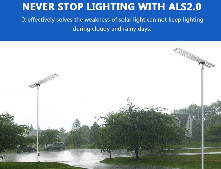 GC-34 Fitur lampu jalan solar cell 40 watt