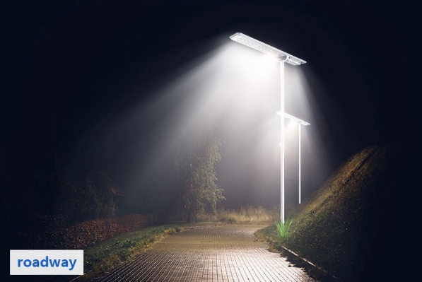 Pengaplikasian lampu atlas all in one di jalan umum 20 watt